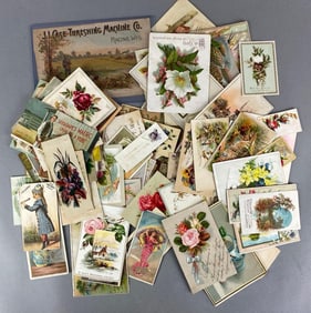 Group of Antique Trade Advertising Cards