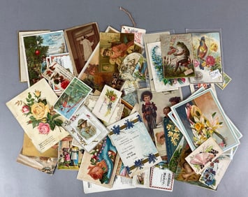 Group of Advertising Trade Cards and More