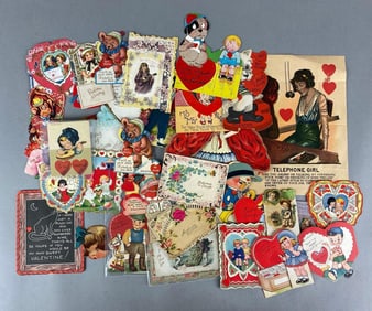 Group of Die-Cut Valentines