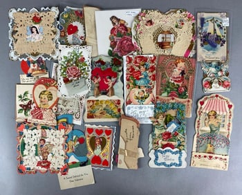 Group of Die-Cut Valentines