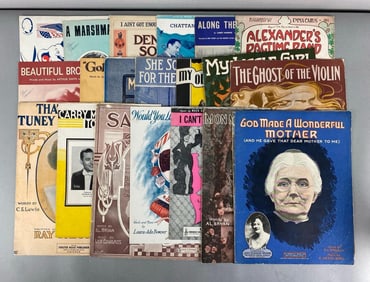 Group of Vintage Sheet Music