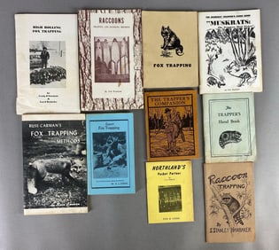 Group of Vintage Animal Trapping Books