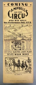 Campbells One Ring Circus Poster