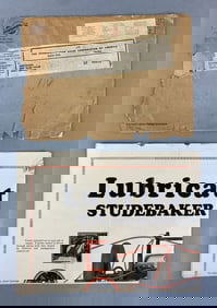 1935 Studebaker Commander Lubrication Chart Poster