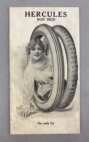 Antique Hercules Non Skid Tires Ink Blotter