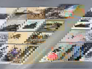 Postcards - 200+ Assorted