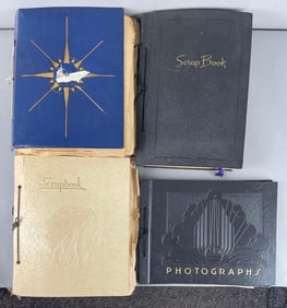 Group of 1940s Scrapbooks and More
