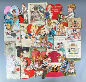 Group of Die-Cut Valentines
