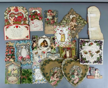 Group of Assorted Die-Cut Valentines