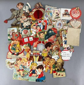 Group of Die-Cut Valentines