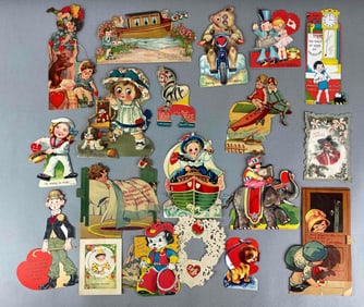 Group of Die-Cut Valentines