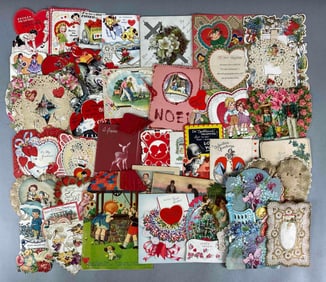 Group of Die-Cut Valentines