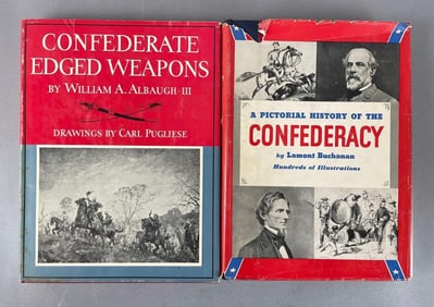 Group of 2 Vintage Confederate Army Books