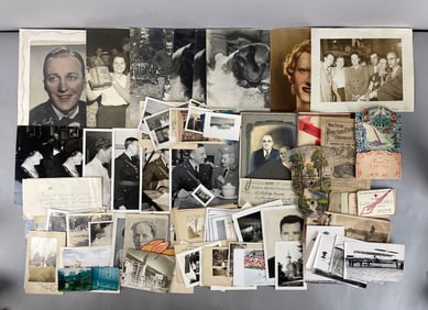 Group of Vintage Photos and Ephemera