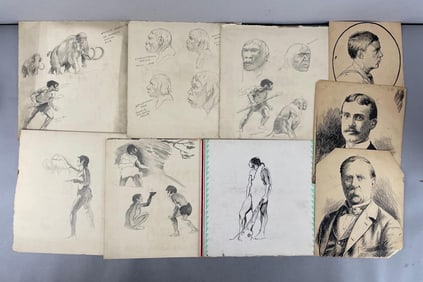 Group of Vintage Drawings