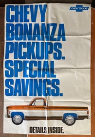 1976 Chevy Bonanza Pickup Truck Advertising Poster