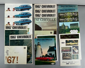 Group of 1960s Chevrolet Dealership Advertising Brochures