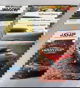 Group of 1960s - 1970s Plymouth Dealership Advertising Brochures