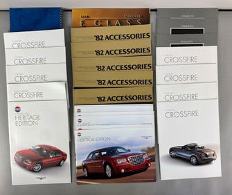 Group of Chrysler Dealership Advertising Brochures