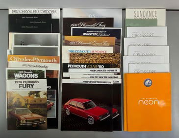 Group of Chrysler / Plymouth Dealership Advertising Brochures