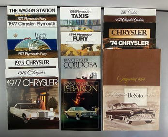 Group of Chrysler Dealership Advertising Brochures