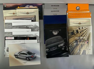 Group of Chrysler Dealership Advertising Brochures