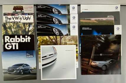 Group of Volkswagen / Hyundai Dealership Advertising Brochures