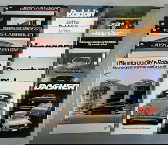 Group of Volkswagen Dealership Advertising Brochures