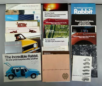 Group of Volkswagen Dealership Advertising Brochures