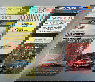 Group of Chevrolet Dealership Advertising Brochures