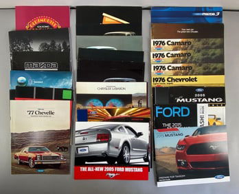 Group of Dealership Advertising Brochures
