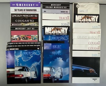 Group of Lincoln-Mercury Dealership Advertising Brochures