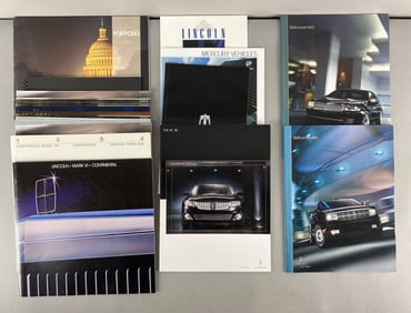 Group of Lincoln Dealership Advertising Brochures