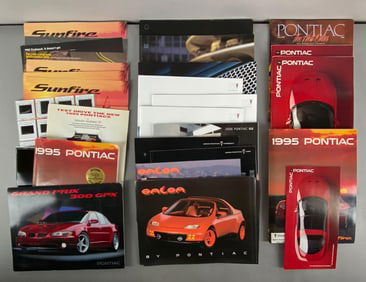 Group of Pontiac Dealership Advertising Brochures