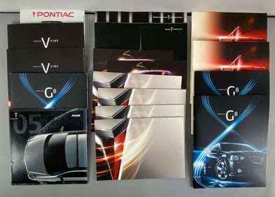 Group of 2000s Pontiac Dealership Advertising Brochures