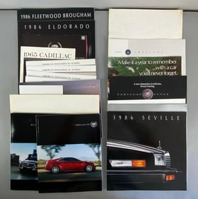 Group of Cadillac Dealership Advertising Brochures