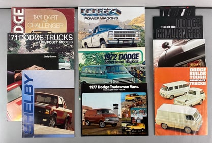 Group of Dodge Dealership Advertising Brochures