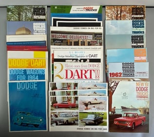 Group of 1960s Dodge Dealership Advertising Brochures