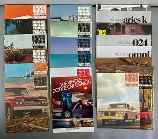 Group of 1980s Dodge Dealership Advertising Brochures