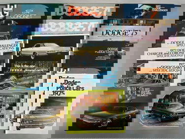 Group of 1970s Dodge Dealership Advertising Brochures