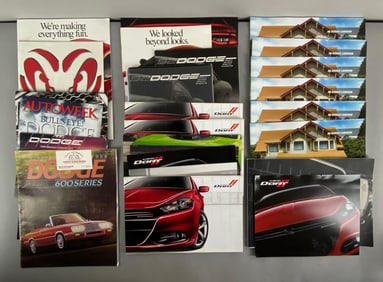 Group of Dodge Dealership Advertising Brochures