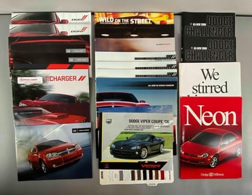 Group of 2000s - 2010s Dodge Dealership Advertising Brochures