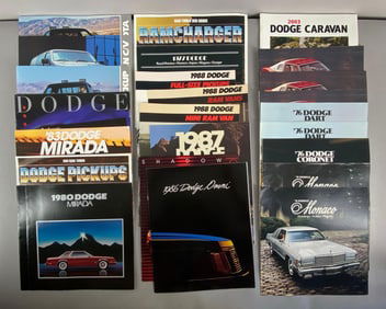 Group of Dodge Dealership Advertising Brochures