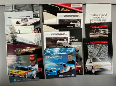 Group of Dodge Dealership Advertising Brochures
