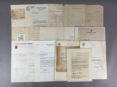 Group of Documents with Signatures