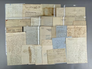 Group of Assorted Vintage Documents and Letters