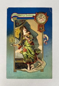 Winsch Halloween Shadow Postcard