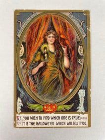 Halloween Greeting Postcard