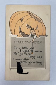 Jack O Lantern Halloween Postcard