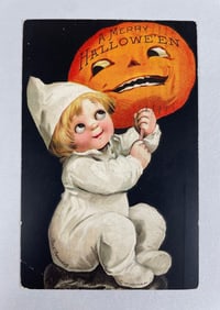Clapsaddle Merry Halloween Postcard